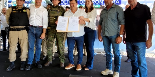 Governo inaugura Base da Polícia de Fronteira em Santa Helena