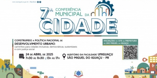 Governo Municipal convoca comunidade para participar da 7ª Conferência Municipal da Cidade