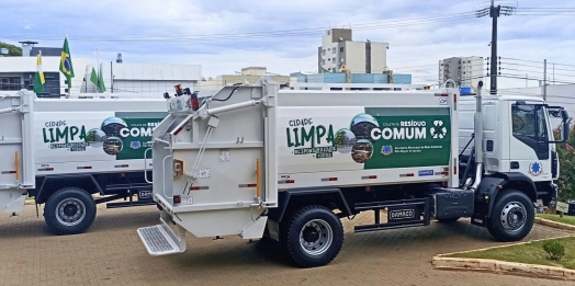 Governo Municipal de São Miguel do Iguaçu adquire dois novos caminhões compactadores