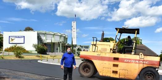 Governo de São Miguel do Iguaçu  inicia projeto de recape asfáltico com recursos próprios do município