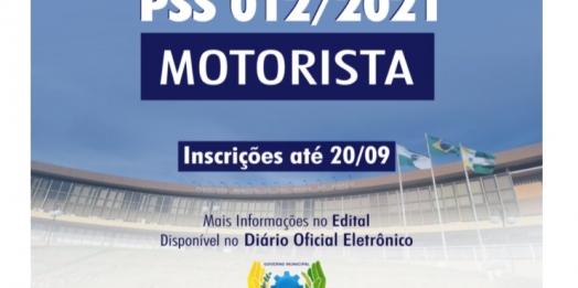 Governo Municipal de SMI abre Processo Seletivo para contratação de motoristas