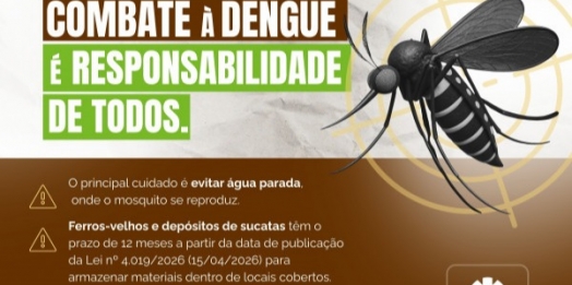 Governo Municipal de SMI reforça regras para prevenção da dengue e orienta comerciantes e população