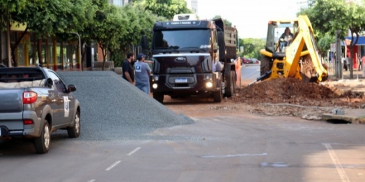 Governo Municipal inicia obra de requalificação da Rua Farroupilha e trajeto tem pontos de interdição