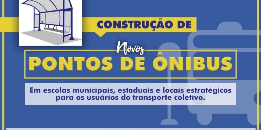 Governo Municipal vai construir novos pontos de ônibus em São Miguel do Iguaçu