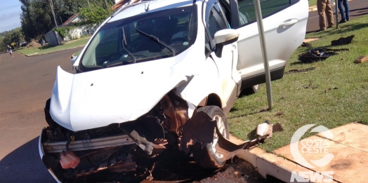 Grave acidente é registrado no distrito de Vila Celeste, em Santa Helena