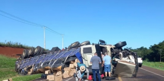 Grave acidente provoca a morte de um homem na Br 277 próximo a Céu Azul