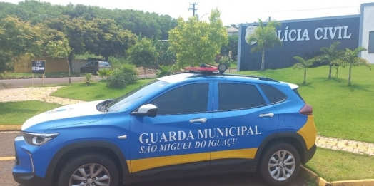 Guarda Municipal de São Miguel do Iguaçu conduz mulher à delegacia por ameaça e dano
