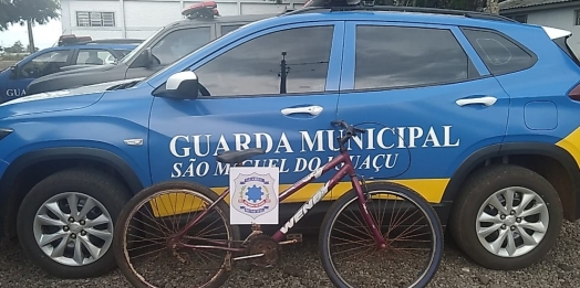 Guarda Municipal recupera bicicleta furtada em São Miguel do Iguaçu