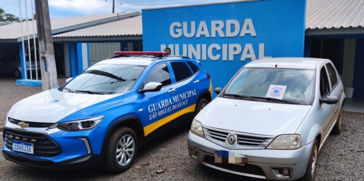 Guarda Municipal recupera veículo roubado em São Miguel do Iguaçu