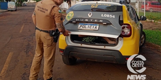 Homem com mandado de prisão por tráfico de drogas é preso pela PM em São Miguel do Iguaçu