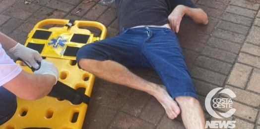 Homem é encontrado caído e ferido em via pública de Entre Rios do Oeste