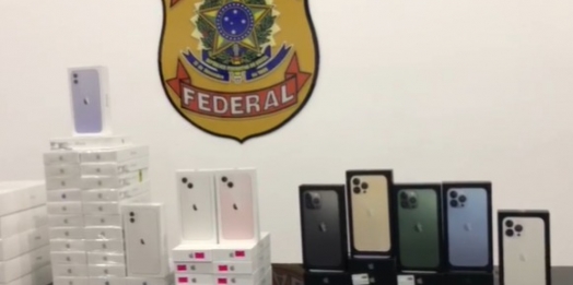 Homem é preso com R$ 600 mil em aparelhos eletrônicos no Aeroporto de Foz do Iguaçu
