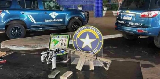 Homem é preso na Ponte da Amizade com armas de fabricação estadunidense