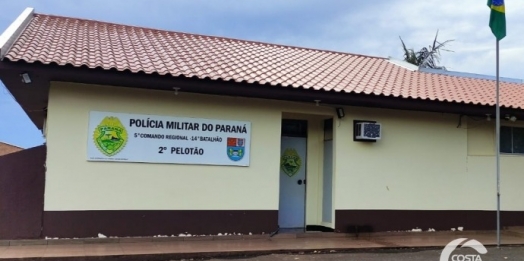 Homem é preso pela PM suspeito de agredir pais com socos e chutes em São Miguel do Iguaçu