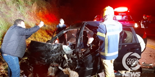 Homem morre em grave acidente na PR 317, em Santa Helena