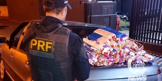 Homem preso com 35kg de maconha em Toledo se identificou como ex-prefeito de Itaipulândia, diz PRF