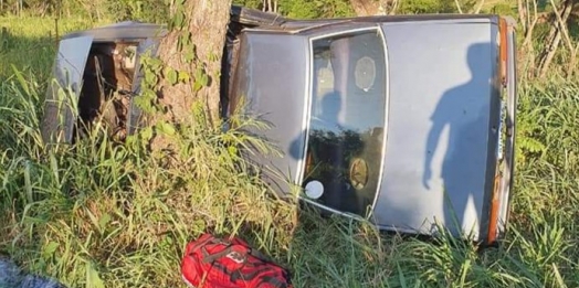 Homem morre em acidente na PR 488 em Diamante do Oeste