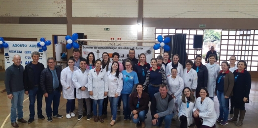 Homens do Distrito de Dom Armando aderem as ações do Agosto Azul disponibilizadas em Missal