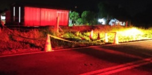 Idoso morre atropelado na rodovia PR 495 entre Medianeira e Serranópolis