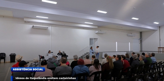 Idosos de Itaipulândia emitem carteirinhas de transporte nesta sexta-feira (15)