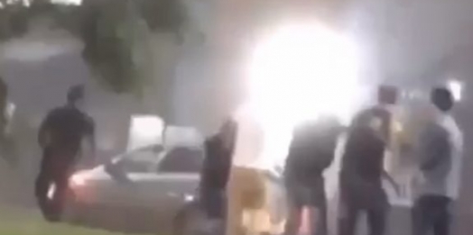 Imagens mostram atropelamento e tiros em Foz do Iguaçu