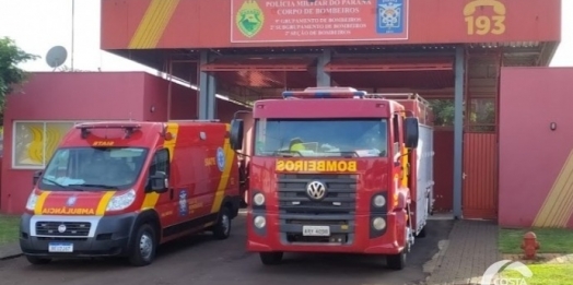 Incêndio atinge aviário na área rural de São Miguel do Iguaçu