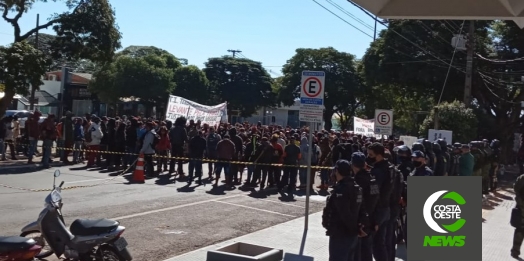 Indígenas realizam novo protesto contra a PL 490 em Guaíra