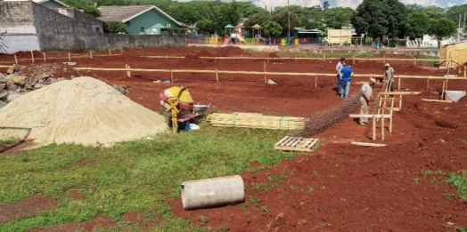 Iniciadas as obras da Mini Arena no Bairro Jardim Gramado em Missal