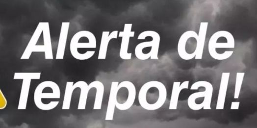 Inmet amplia alerta de tempestades para 261 cidades
