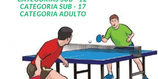 Inscrições para o Campeonato Municipal de Tênis de Mesa estão abertas em Missal