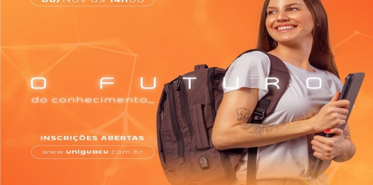 Inscrições para o vestibular 2022 da UNIGUAÇU já estão abertas