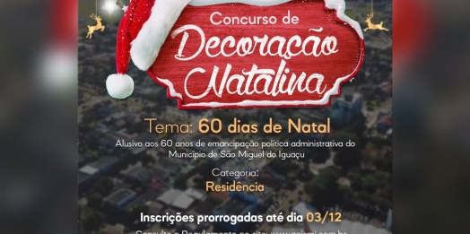 Inscrições prorrogadas para o Concurso "Decoração Natalina de Vitrine e Residência 2021", categoria residência