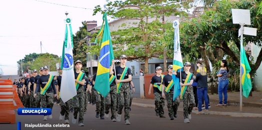 Itaipulândia celebra Semana da Pátria com atos cívicos