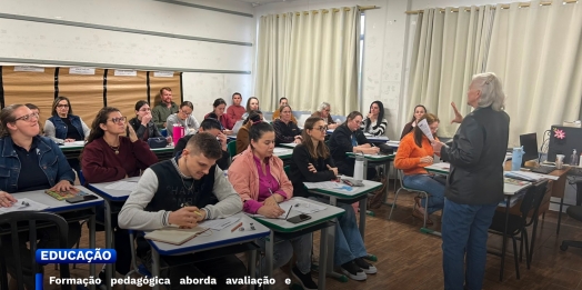 Itaipulândia: Formação pedagógica aborda avaliação e registros na educação Infantil