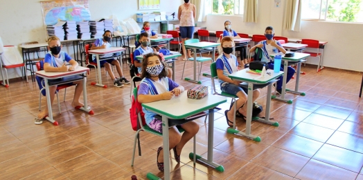 Itaipulândia: Mais de 90% dos alunos retornaram às atividades escolares