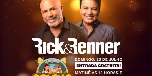 Itaipulândia traz Rick & Renner para a Festa do Colono e Motorista