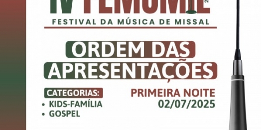 IV Femumil começa nesta quarta-feira com as categorias Kids-família e Gospel