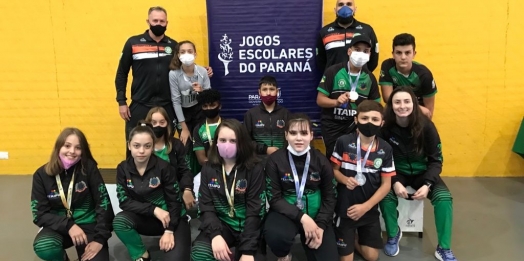 Karatê de São Miguel do Iguaçu conquista 07 medalhas nos Jogos Escolares do Paraná