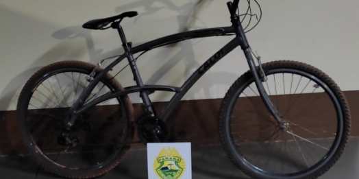 Ladrão furta motocicleta em Santa Helena e deixa bicicleta para a vítima