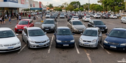 Levantamento aponta os 10 carros de até R$ 50 mil mais buscados no Paraná, segundo a Webmotors