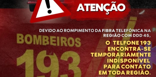 Linha 193 do Corpo de Bombeiros passa por instabilidade