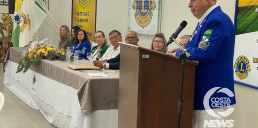 Lions Clube recebe governador do Distrito LD-1 em São Miguel do Iguaçu