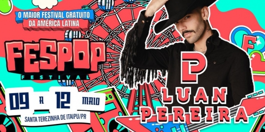 Luan Pereira é confirmado na FESPOP 2024