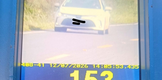 Mais de 1,6 mil motoristas são flagrados em excesso de velocidade nas rodovias do Oeste