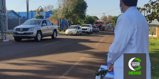 Mais de 2 mil veículos recebem benção em procissão de São Cristóvão em São Miguel do Iguaçu