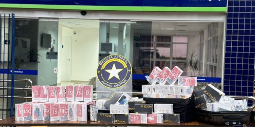 Mais de R$ 1 milhão em mercadorias foram apreendidos pela Receita Federal do Brasil na região Oeste do Paraná