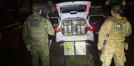 Mais de uma tonelada de droga é apreendida em Santa Helena