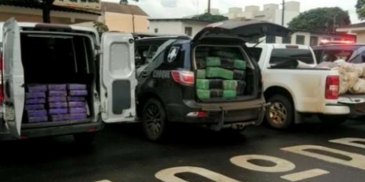 Mais de uma tonelada de maconha é apreendida pela PM em Santa Helena