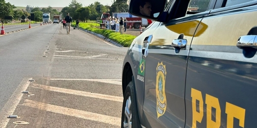 Manifestação às margens da BR-277 em Matelândia