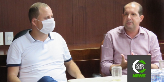 Marcel Micheletto visita Santa Helena e apresenta ideias para a instalação de hospital microrregional